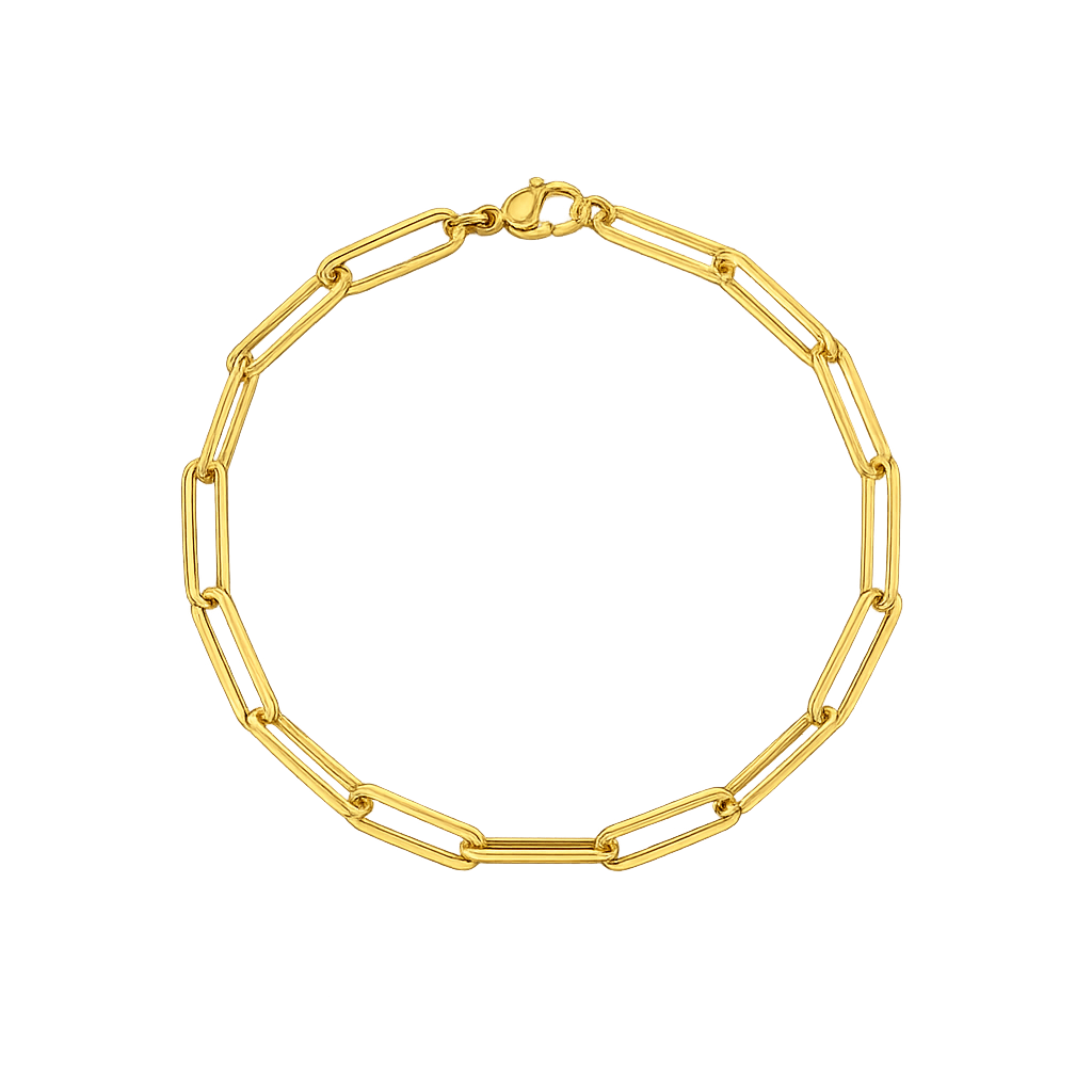 bracelet steel gold