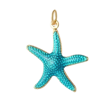 Sea star charm blue