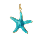 Sea star charm blue